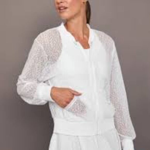 EleVen Venus Williams Play Hard jacket white leopared sz. S